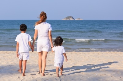 Beach family